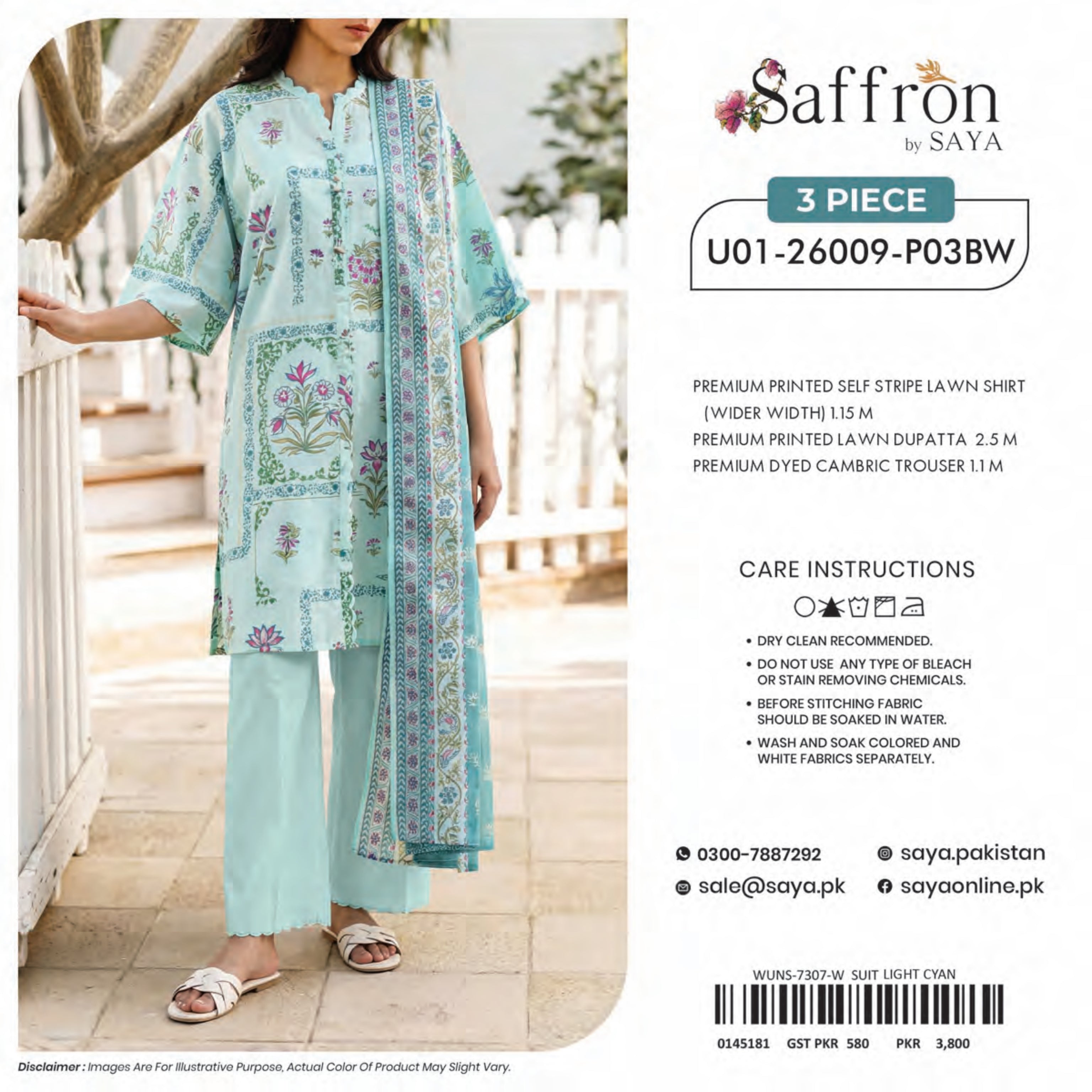 Saffron by Saya U01-26009-P03BW